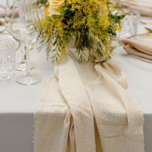 Musselin, My Pretty Tischläufer terrakotta - Wedding