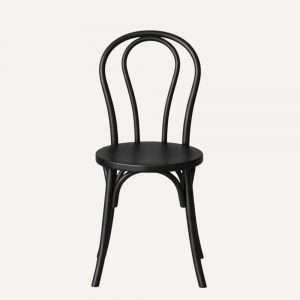 Thonet Stuhl schwarz mieten für Hochzeit und Event