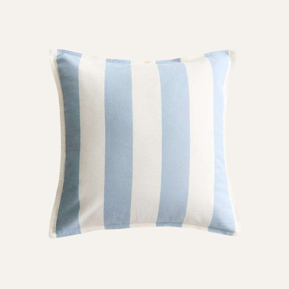 Kissen, Striped Blue